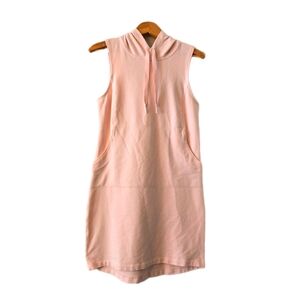 THE NORTH FACE Bayocean Sleeveles  Hoodie Kangaroo Pocket Dress Pink Small‎